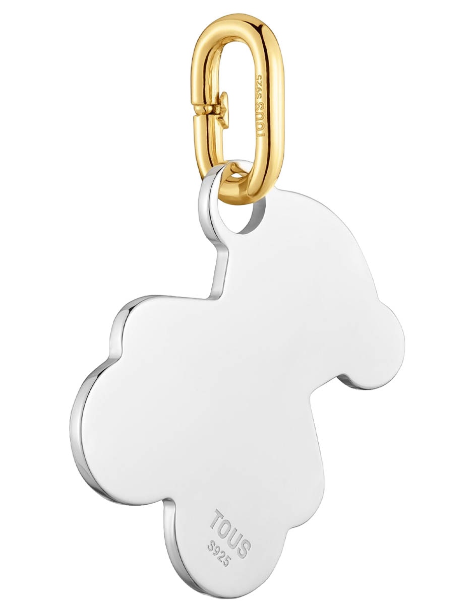 Dije de oso Tous Unlock de plata P 925 con acabado baño de oro